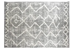 Hot Miliboo Alfombra bereber con relieve gris y beige 160 × 230 cm PALEO