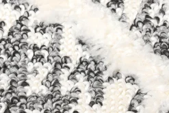 Hot Miliboo Alfombra bereber con relieve gris y beige 160 × 230 cm PALEO
