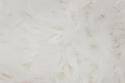 Flash Sale Miliboo Alfombra de cama imitación pelaje blanco 60 x 90 cm MEGEVE (Este producto ya no se comercializa)