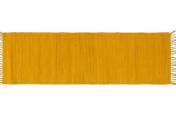 Sale Miliboo Alfombra de pasillo color amarillo comino 60 × 200 cm AUBAGNE