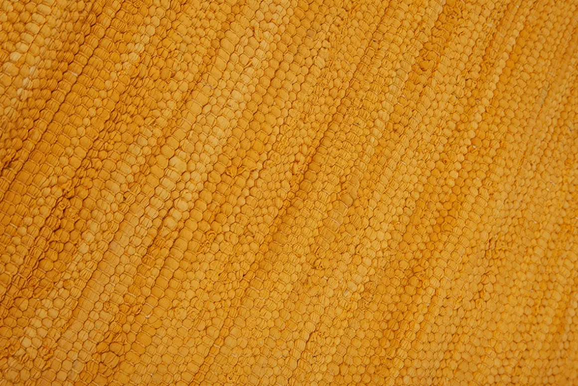 Sale Miliboo Alfombra de pasillo color amarillo comino 60 × 200 cm AUBAGNE