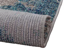 Shop Miliboo Alfombra rectangular con motivo abstracto azul 160 x 230 cm CAPS