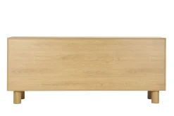 Online Miliboo Aparador de 4 puertas roble macizo claro 180 cm GOSHI