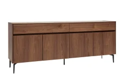 Online Miliboo Aparador de diseño de contrachapado de nogal 180 cm BLISS