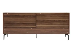 Online Miliboo Aparador de diseño de contrachapado de nogal 180 cm BLISS