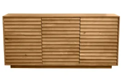 Shop Miliboo Aparador de madera maciza de mangos 3 puertas L160 cm MATCHA