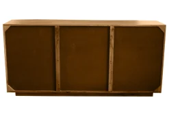 Shop Miliboo Aparador de madera maciza de mangos 3 puertas L160 cm MATCHA