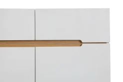 Online Miliboo Aparador escandinavo blanco y fresno 80cm MELKA