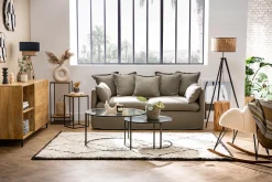 Store Miliboo Aparador industria mango y metal YPSTER