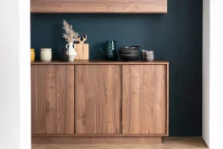 Best Miliboo Aparador moderno chapado nogal L180 cm COMO