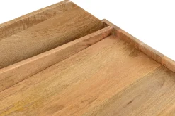 Sale Miliboo Aparador mueble de almacenaje vinilos en mango macizo MATAHARI