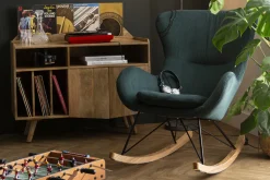 Sale Miliboo Aparador mueble de almacenaje vinilos en mango macizo MATAHARI