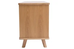 Flash Sale Miliboo Aparador nórdico de fresno con puertas y cajones 160 cm FIFTIES