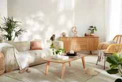 Flash Sale Miliboo Aparador nórdico de fresno con puertas y cajones 160 cm FIFTIES