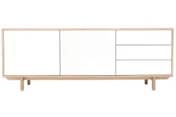 Best Sale Miliboo Aparador nórdico madera y blanco 195cm SID