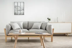 Best Sale Miliboo Aparador nórdico madera y blanco 195cm SID