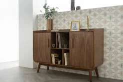 Online Miliboo Aparador vintage madera nogal HALLEN
