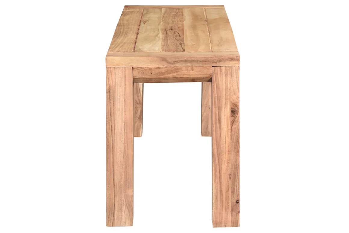 Fashion Miliboo Banco de madera de acacia maciza 95 cm BALTO