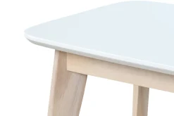 Cheap Miliboo Banco diseño 100cm blanco y madera LEENA