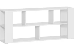 Store Miliboo Biblioteca baja blanca L168 cm MUSSO
