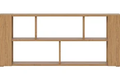 Store Miliboo Biblioteca baja roble L168 cm MUSSO