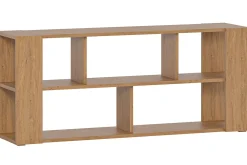 Store Miliboo Biblioteca baja roble L168 cm MUSSO