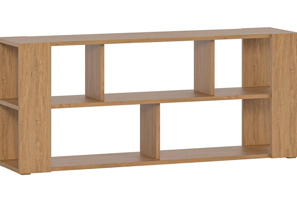Store Miliboo Biblioteca baja roble L168 cm MUSSO