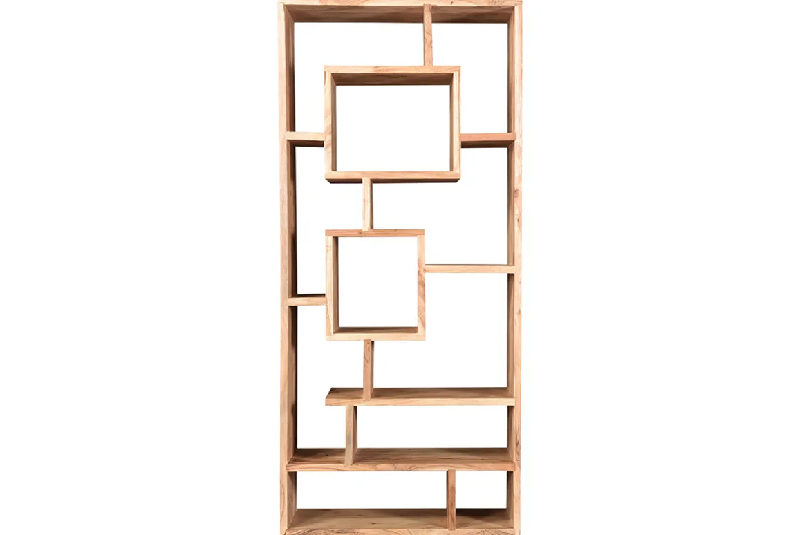 Sale Miliboo Biblioteca en acacia 80 cm CHAPMAN