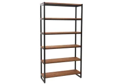 Sale Miliboo Biblioteca industrial metal y madera ARISTOTE