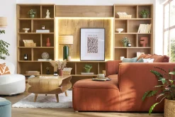 Cheap Miliboo Biblioteca madera clara EPURE