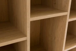 Best Sale Miliboo Biblioteca moderna en madera color roble RYTHM
