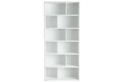 Fashion Miliboo Biblioteca moderna en madera blanca EPURE