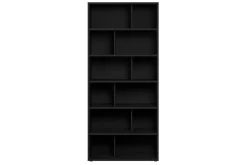 Sale Miliboo Biblioteca moderna madera negra EPURE