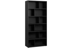 Sale Miliboo Biblioteca moderna madera negra EPURE