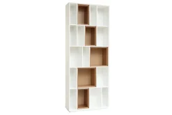 Cheap Miliboo Biblioteca modular blanco y roble JAZZ