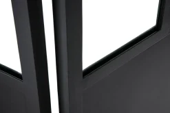 Best Miliboo Biombo en metal negro y cristal 3 paneles RACK