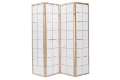 Outlet Miliboo Biombo japonés de madera y papel IKUYO