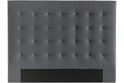Hot Miliboo Cabecero capitoné gris oscuro 160 cm HALCIONA