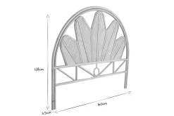Flash Sale Miliboo Cabecero de cama de ratán natural 160 cm NALAH