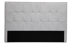 Fashion Miliboo Cabecero de cama de tela gris 170 cm SUKA