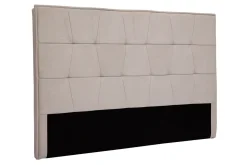 Flash Sale Miliboo Cabecero de cama de tela efecto aterciopelado beige 170 cm SUKA