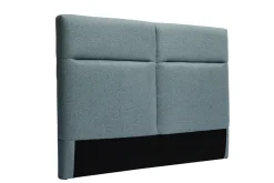 Online Miliboo Cabecero de cama de tela verde grisáceo 164 cm CHELSEA