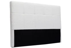 Online Miliboo Cabecero de cama efecto borreguillo blanco 160 cm CLOVIS