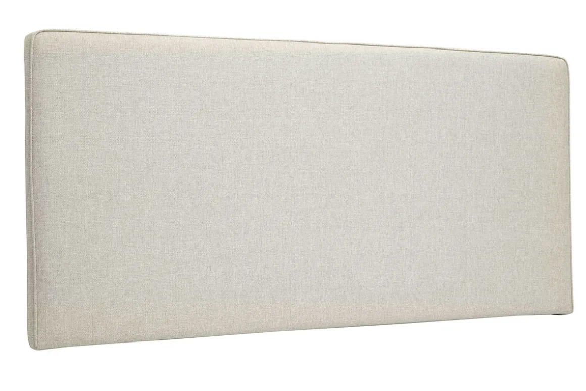Discount Miliboo Cabecero de cama para colgar de tela beige 160 cm LILY