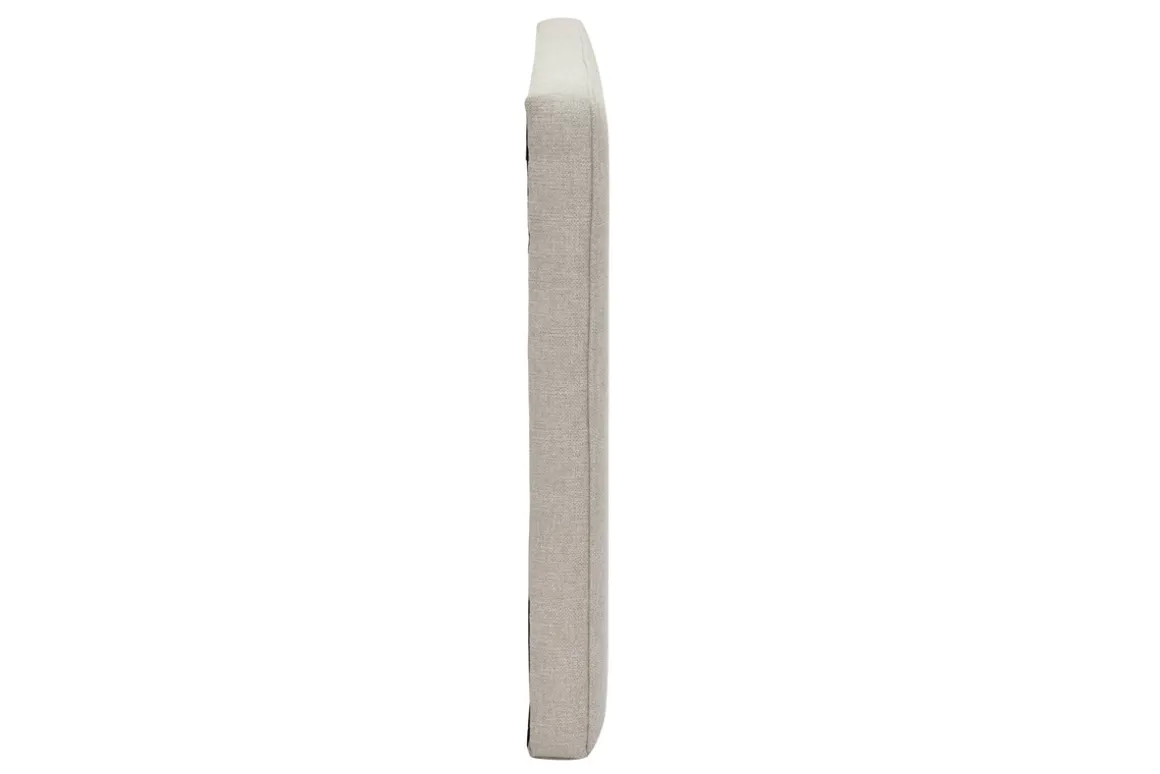 Discount Miliboo Cabecero de cama para colgar de tela beige 160 cm LILY