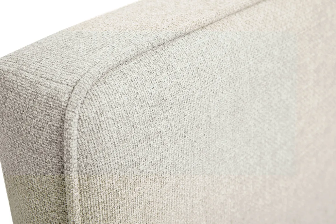 Discount Miliboo Cabecero de cama para colgar de tela beige 160 cm LILY