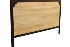 Outlet Miliboo Cabecero en metal y madera de mango INDUSTRIA