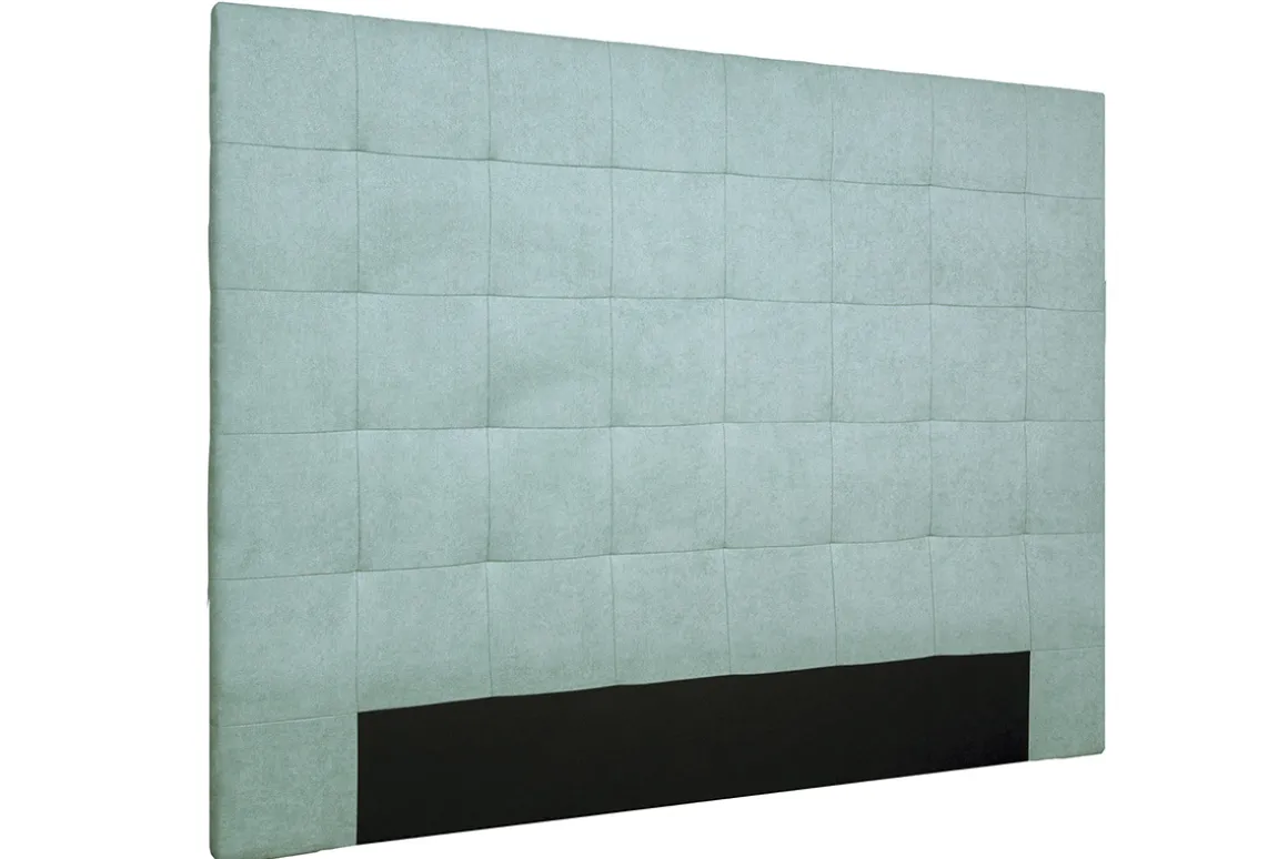 Discount Miliboo Cabecero en terciopelo verde agua 160 cm HALCIONA
