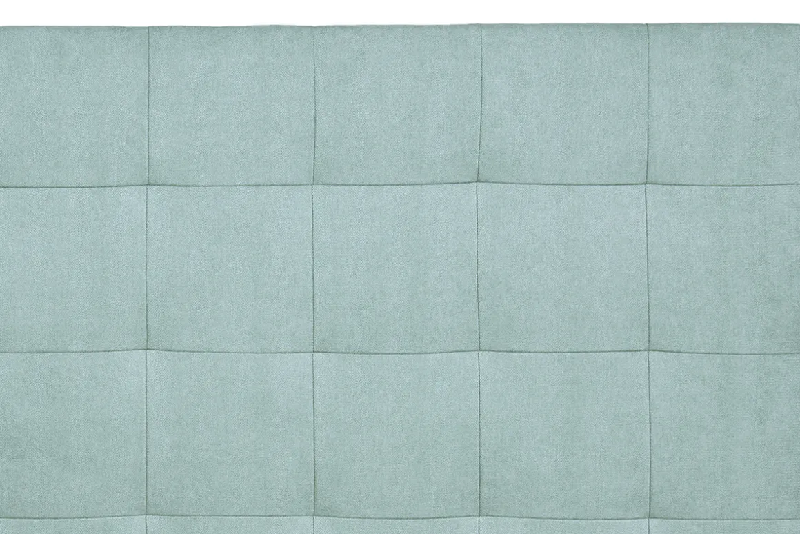 Discount Miliboo Cabecero en terciopelo verde agua 160 cm HALCIONA