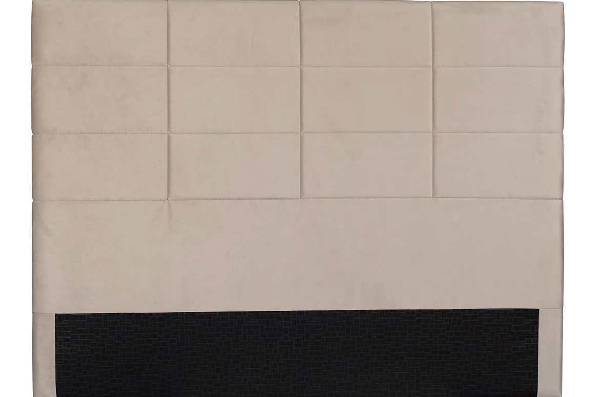 Hot Miliboo Cabecero moderno en terciopelo gris 160 cm ANATOLE